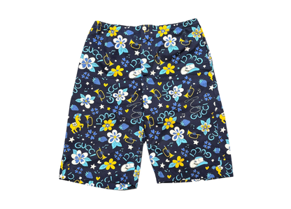 Gucci Shorts Flower Navy COND 9.5/10